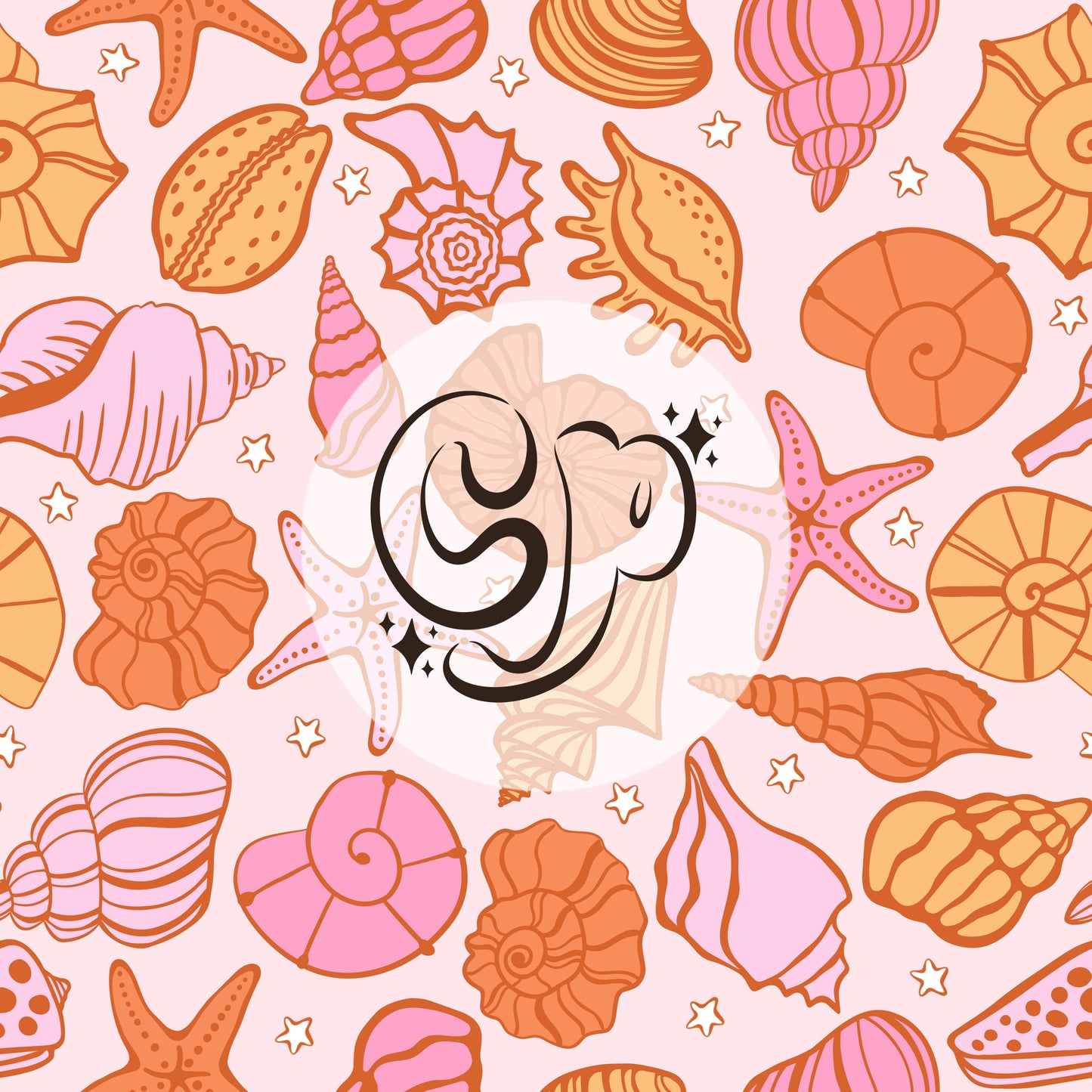 SeaShell Seamless pattern