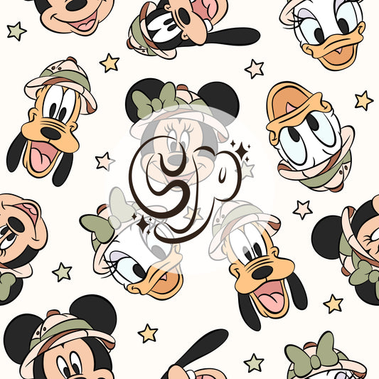 Animal Kingdom Mouse Friends Seamless file