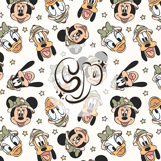 Animal Kingdom Mouse Friends Seamless file