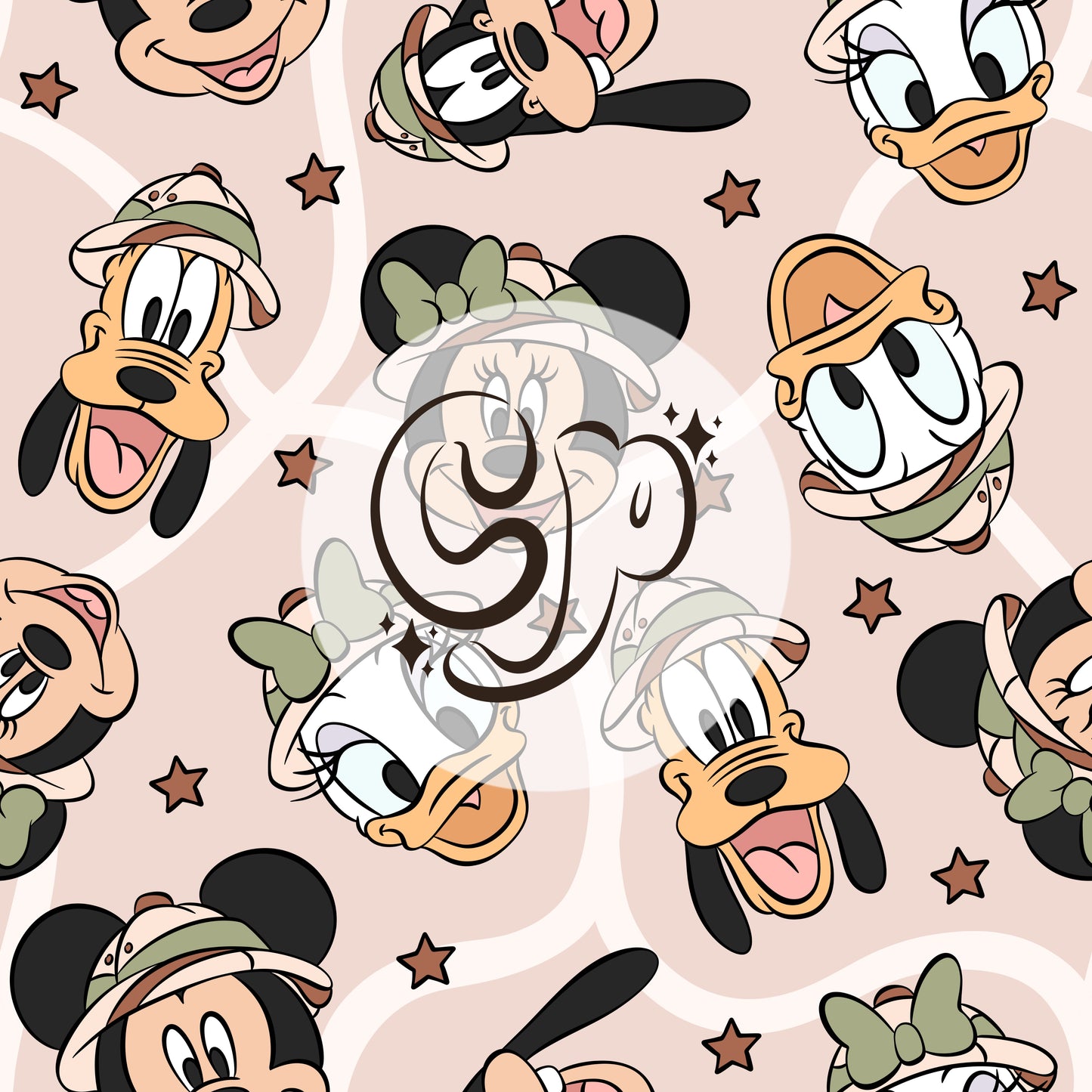 Animal Kingdom Mouse Friends Seamless file