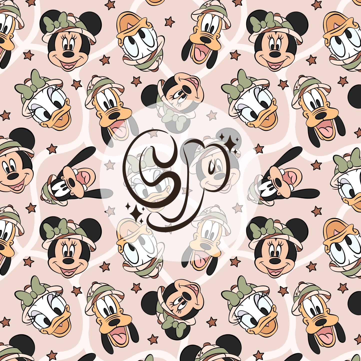 Animal Kingdom Mouse Friends Seamless file