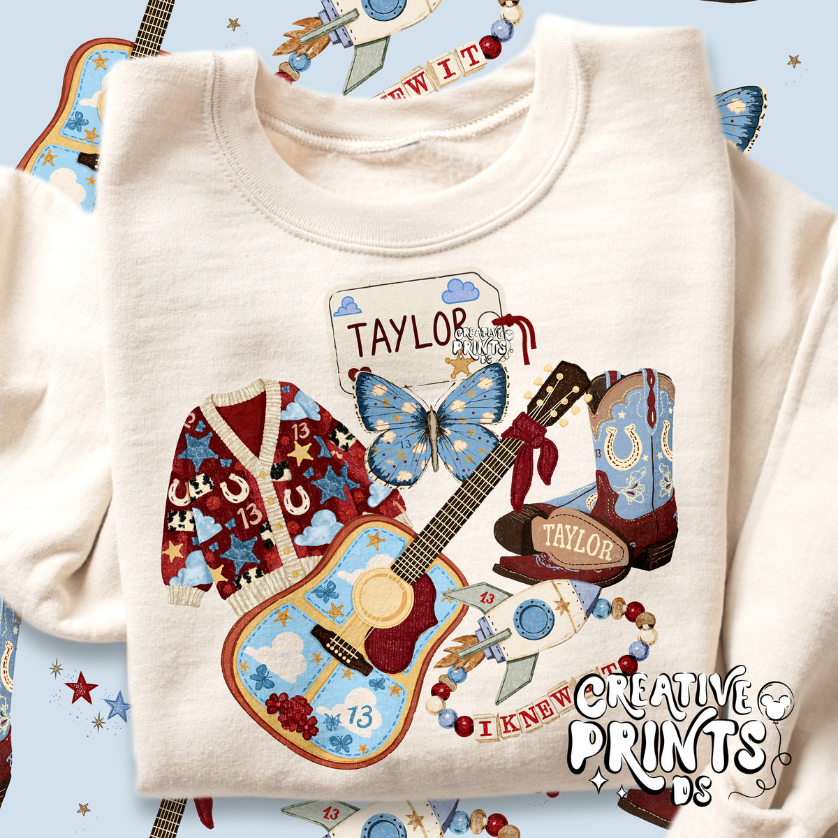Music Star Pop Country Sublimation Design Png