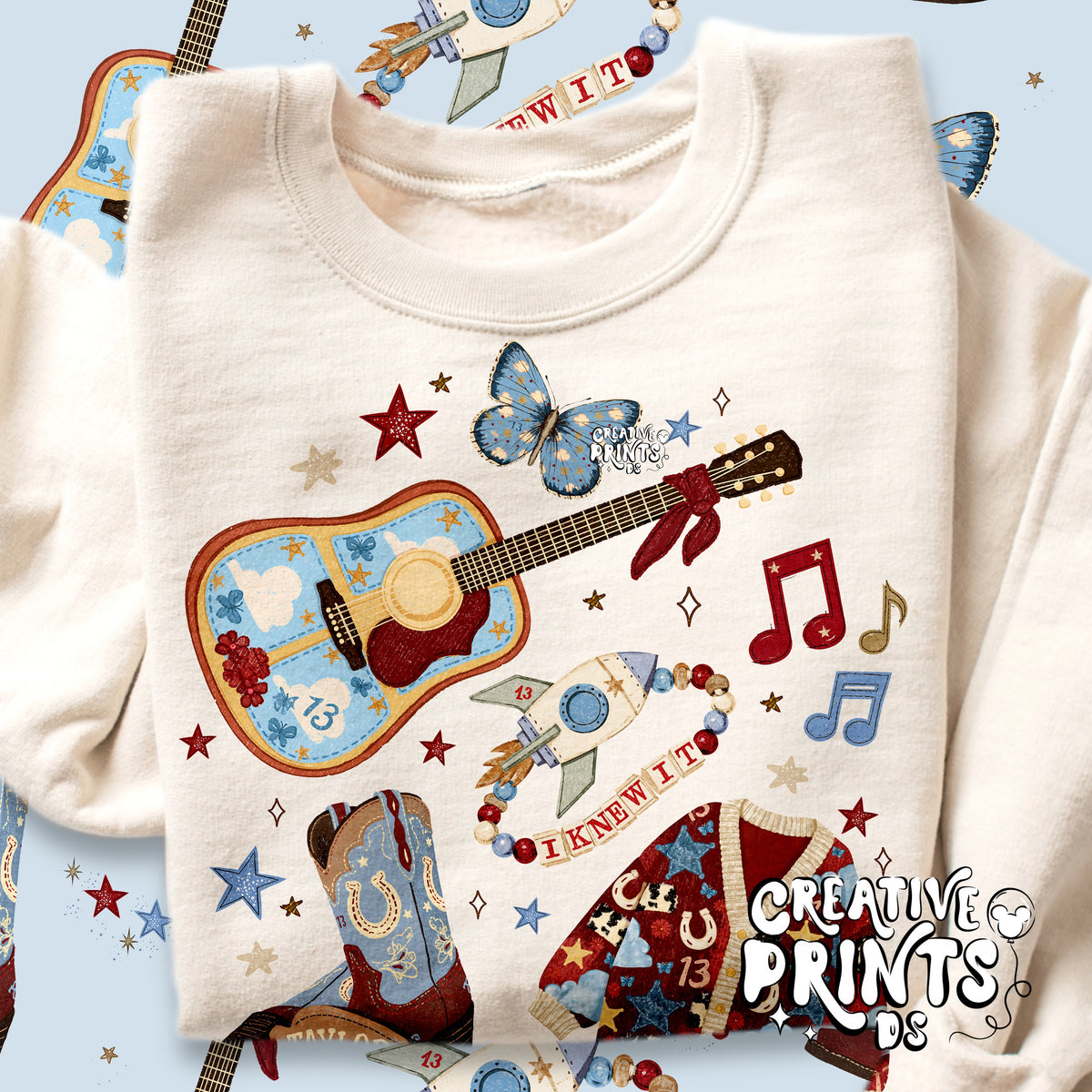 Music Star Pop Country Sublimation Design Png