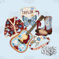 Music Star Pop Country Sublimation Design Png