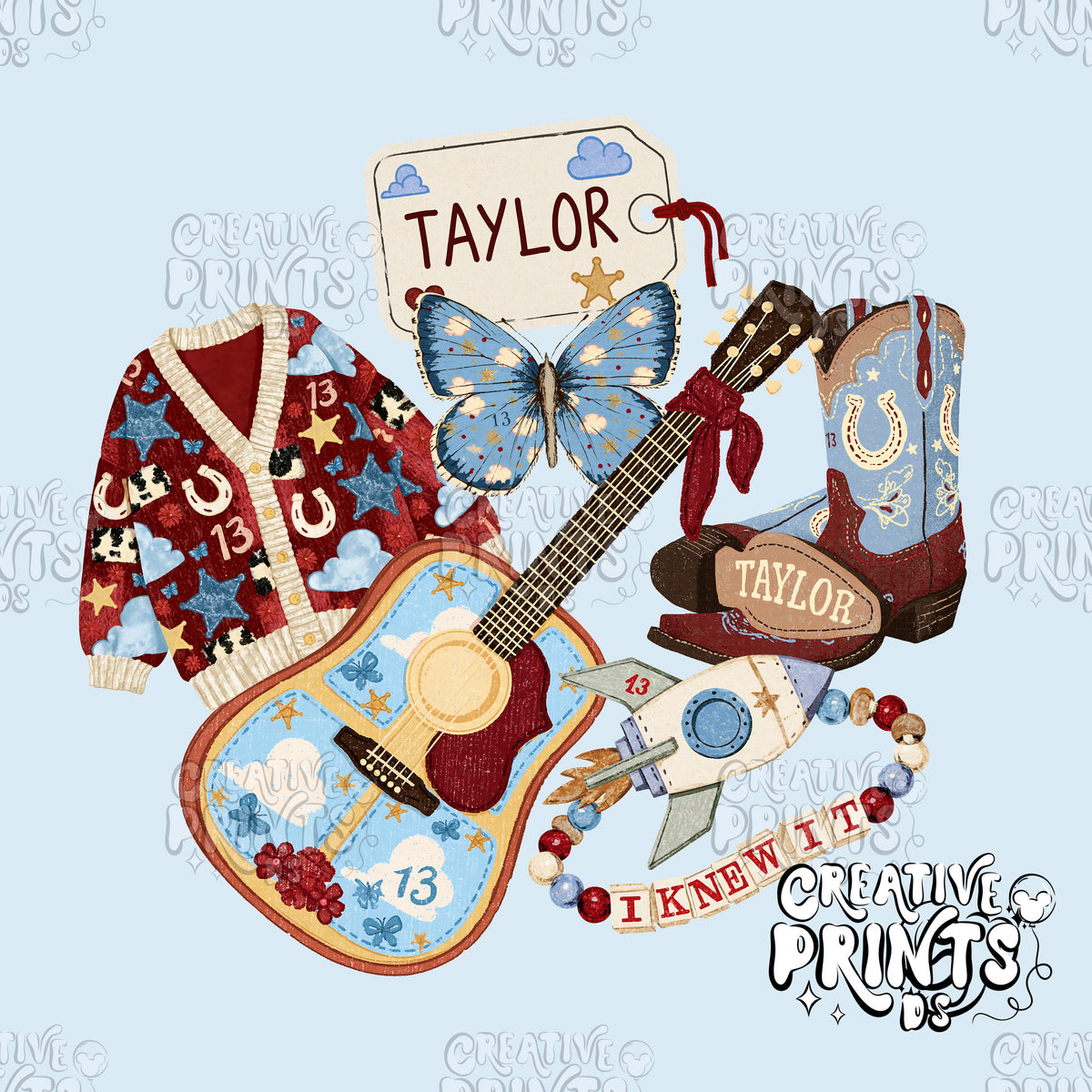 Music Star Pop Country Sublimation Design Png
