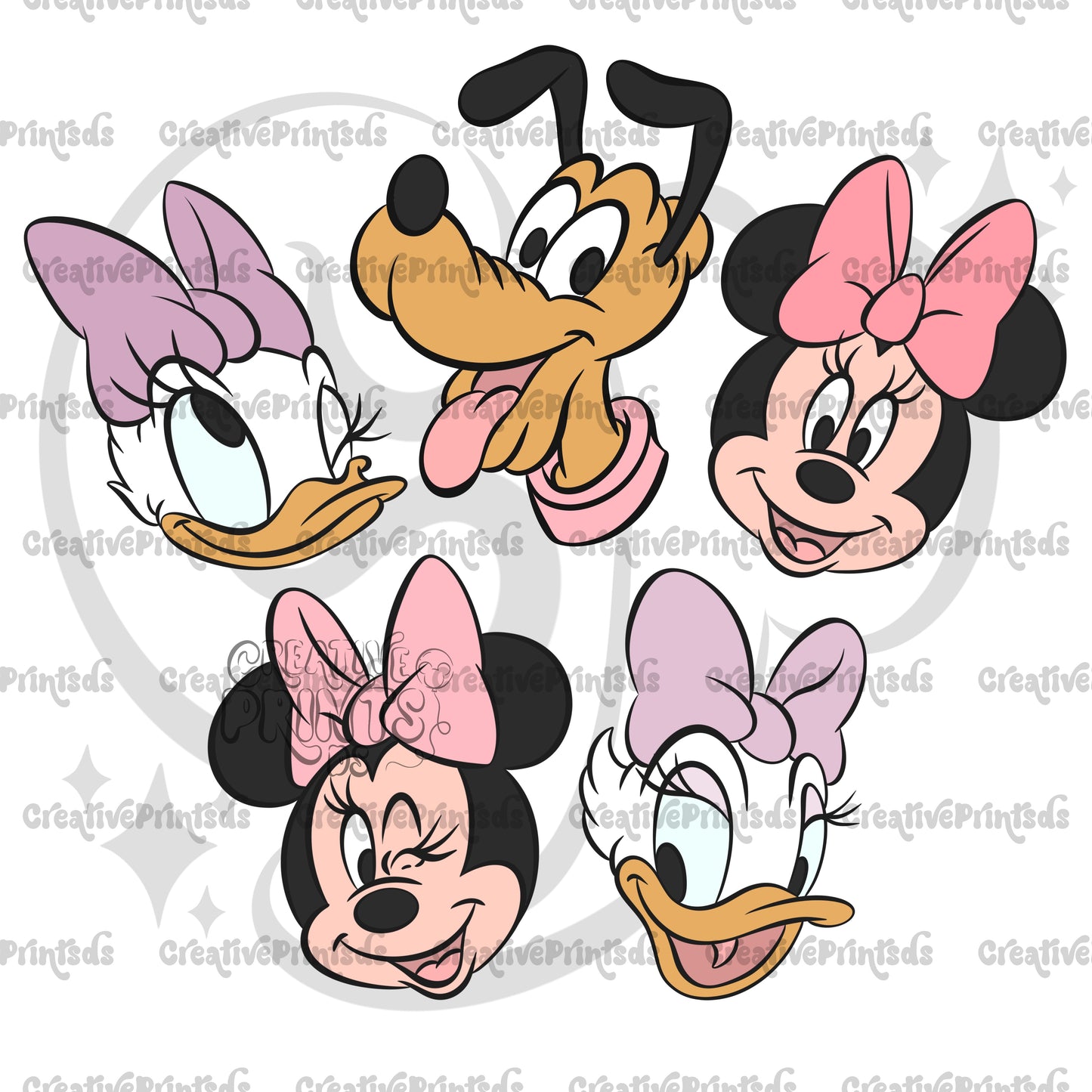 Mouse & Friends Girls PNG