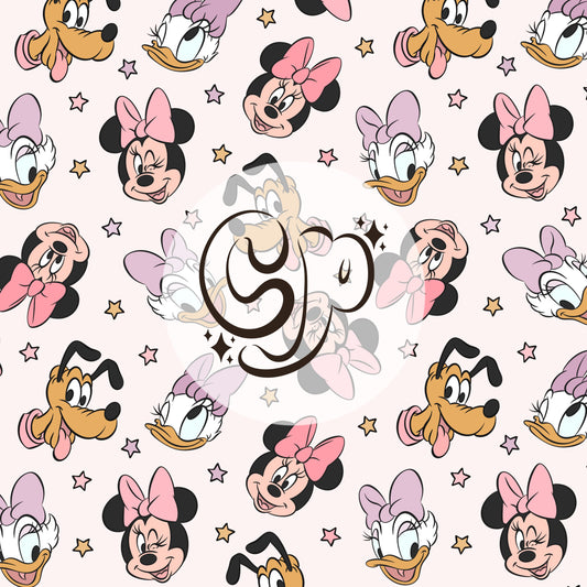 Mouse & Friends Girls Seamless file