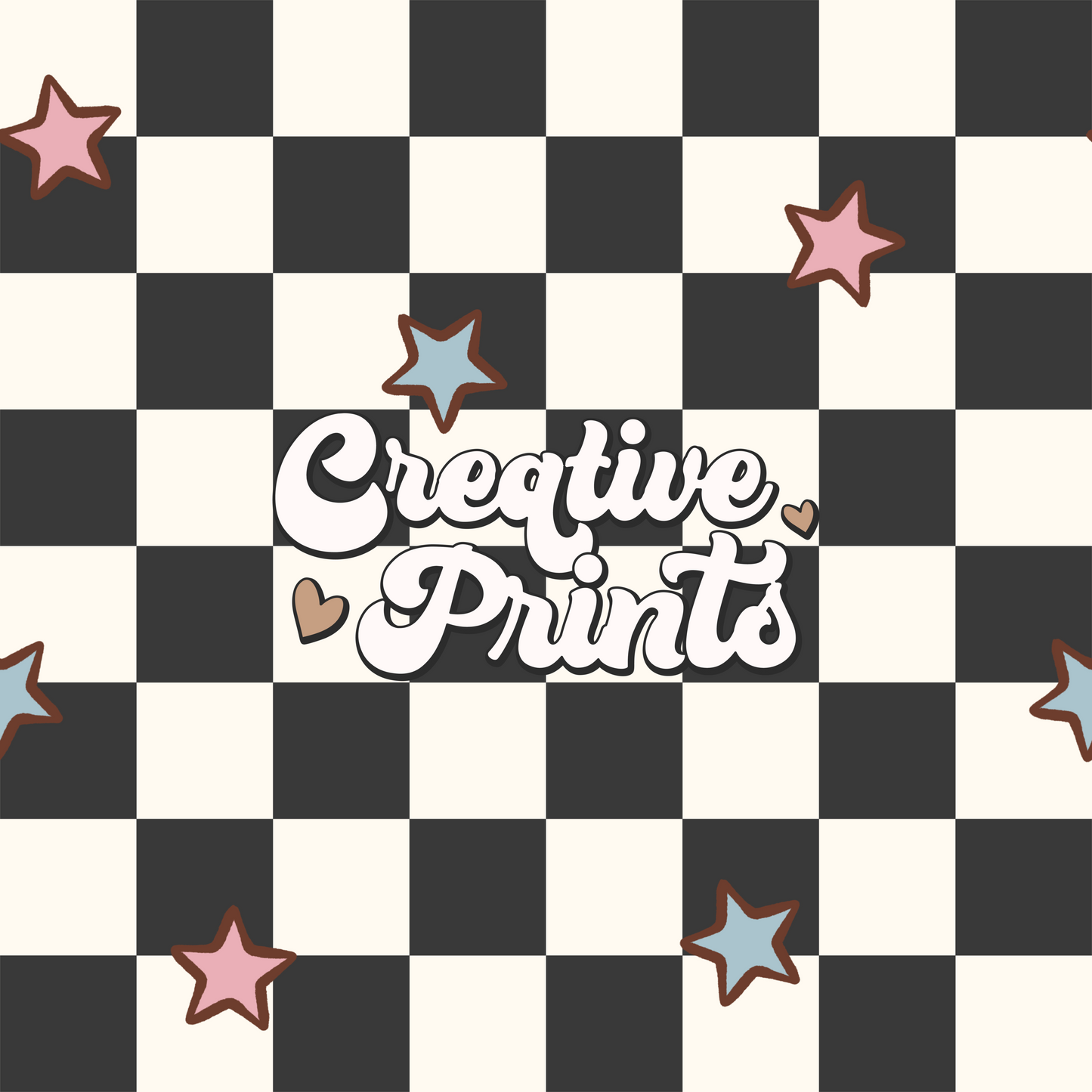 Stars Checkered Coord Set Seamless files ( 3 )