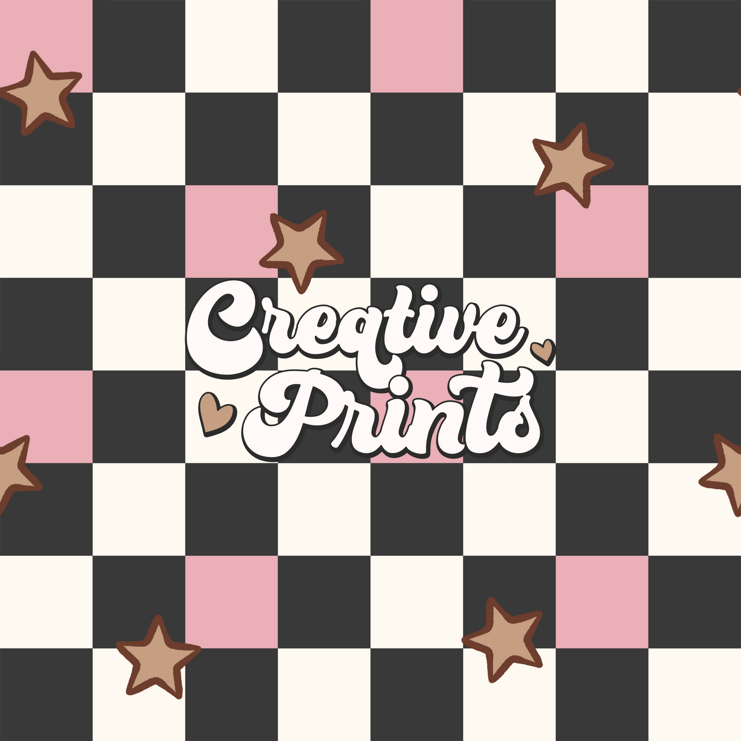 Stars Checkered Coord Set Seamless files ( 3 )