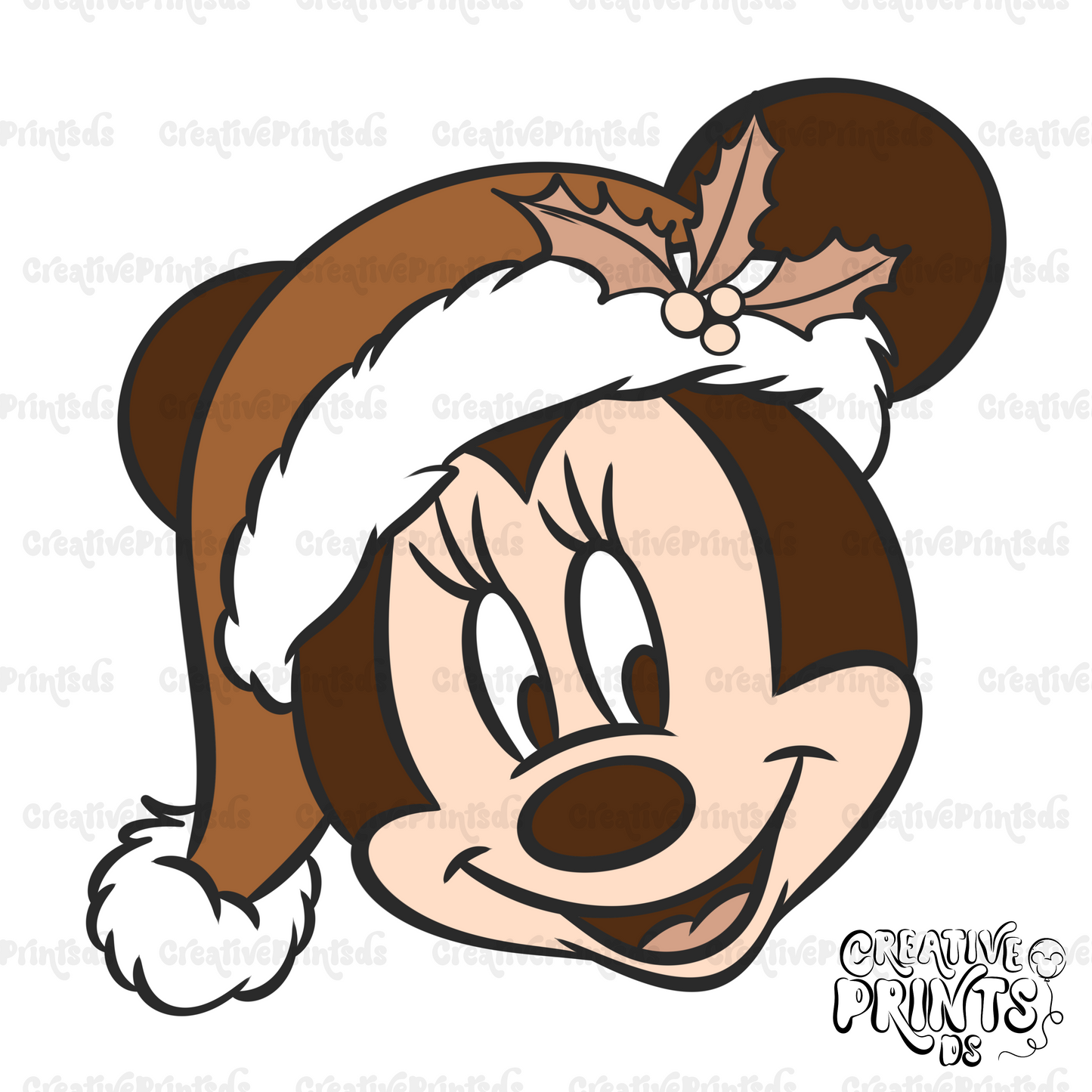 Neutral Christmas Mouse PNG