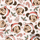 Pink Christmas Mouse Seamless files (2)