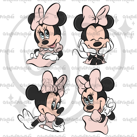 Girly Mouse PNG