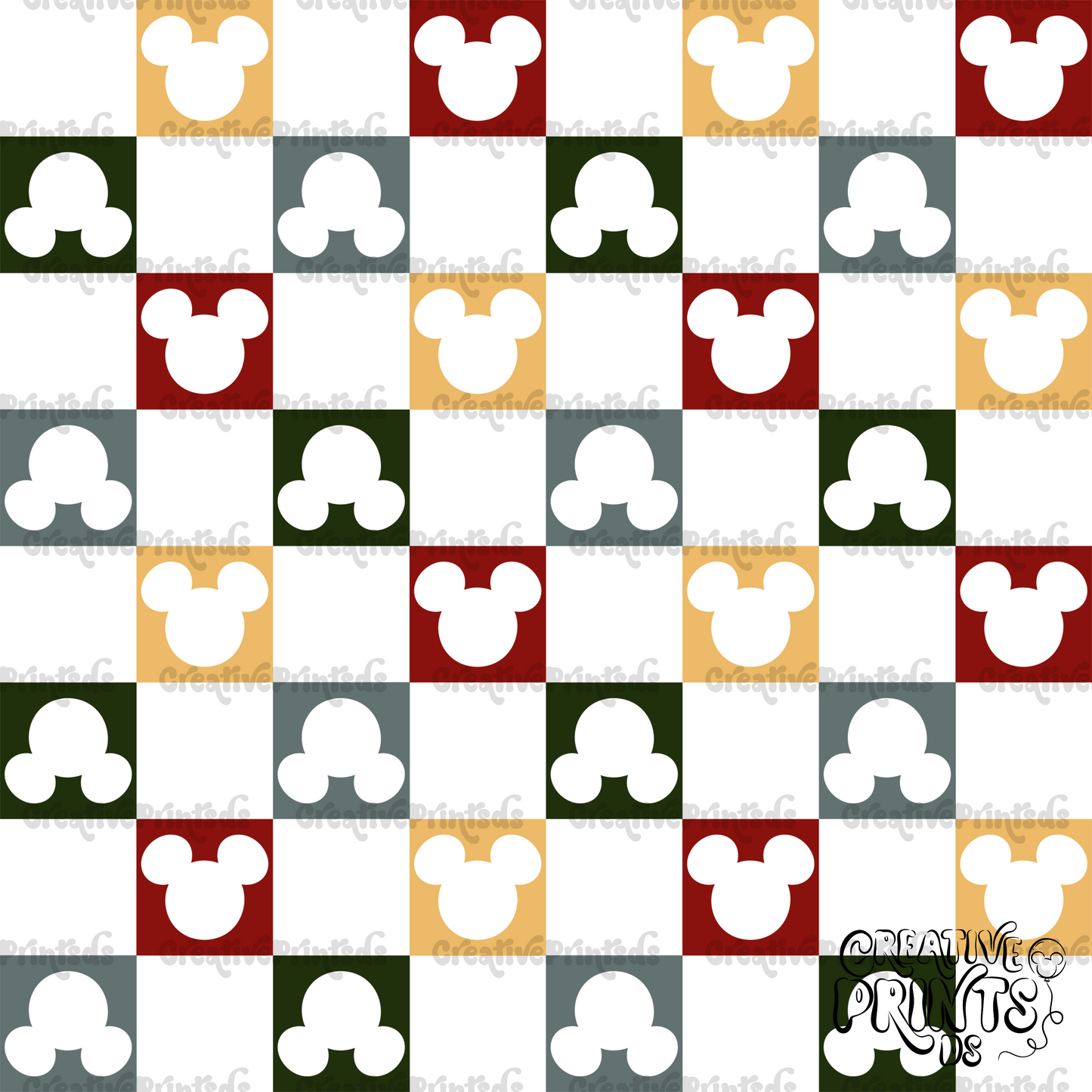 Christmas Mouse Ears Coord Seamless file