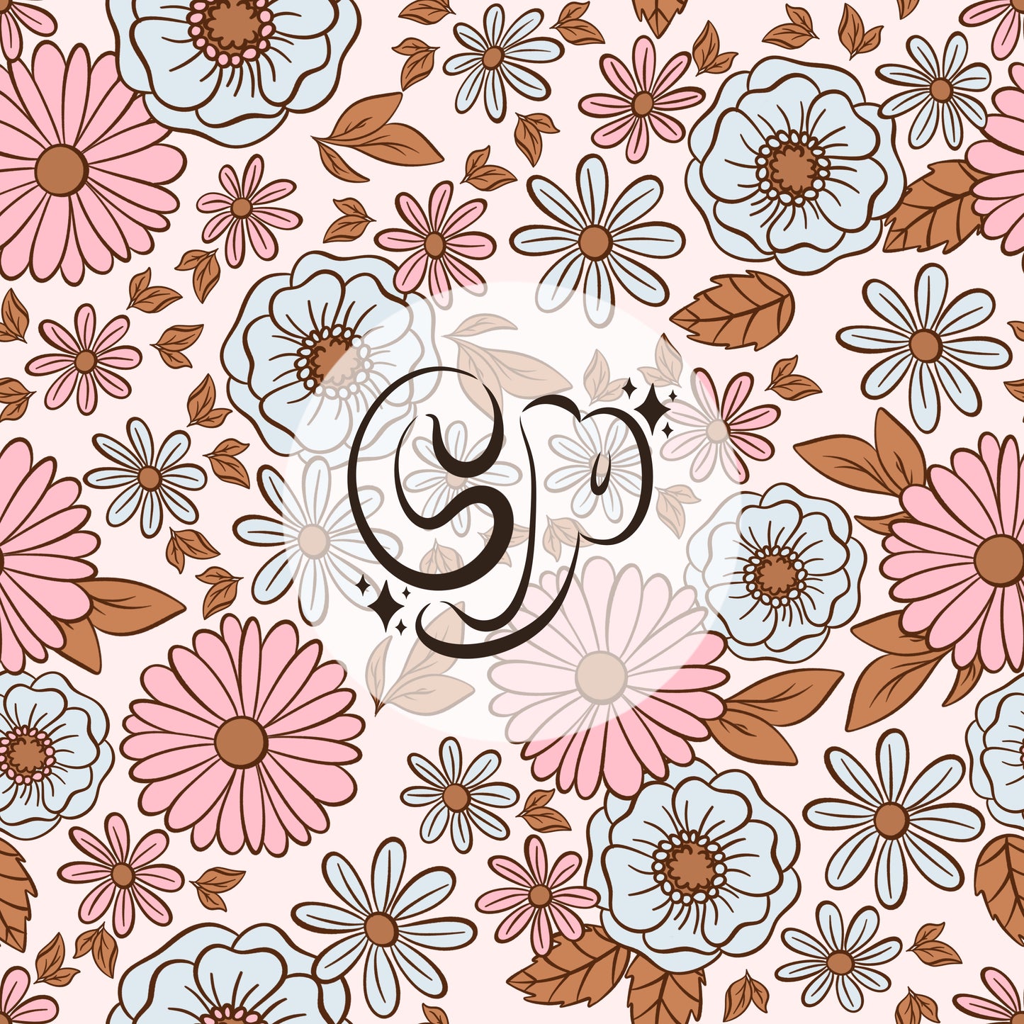 Fall Floral Seamless file