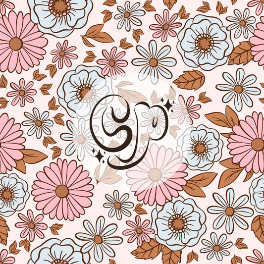 Fall Floral Seamless file