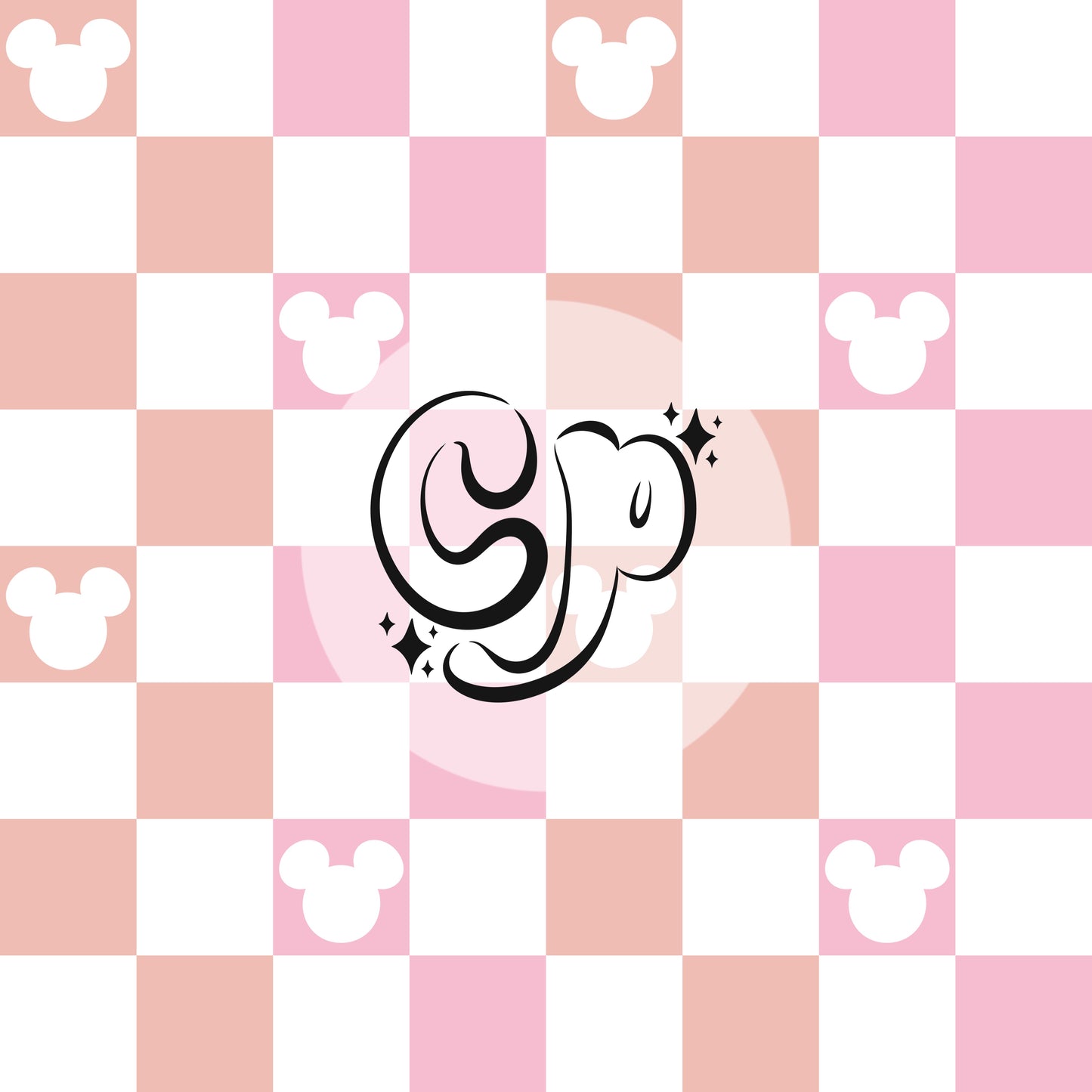 Mouse ears Checkered Seamless file