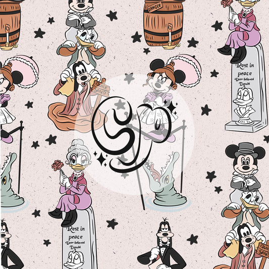 Haunted Mansion Mouse & Friends Seamless file