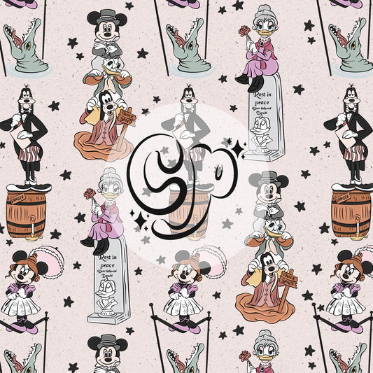 Haunted Mansion Mouse & Friends Seamless file