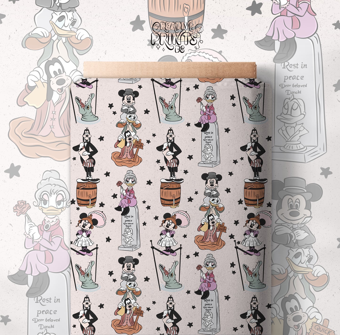 Haunted Mansion Mouse & Friends Seamless file