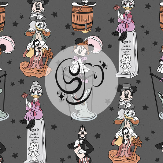 Haunted Mansion Mouse & Friends Seamless file