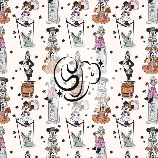 Haunted Mansion Mouse & Friends Seamless file