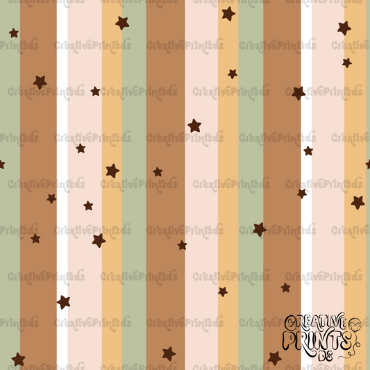 Coord Stripes With Stars Seamless file