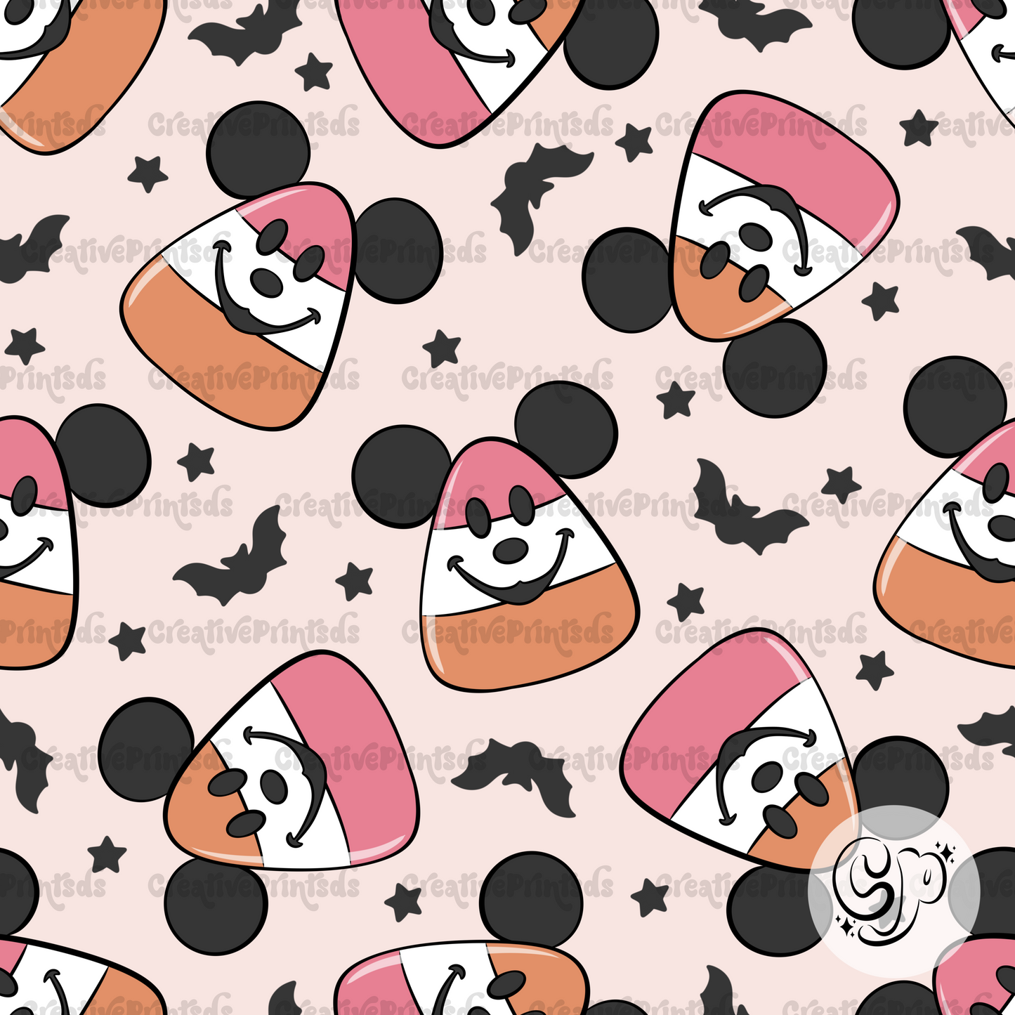 Mouse Sweet & Spooky Seamless file