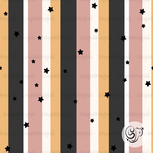 Coord Stripes With Stars Seamless file