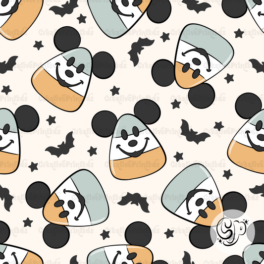 Mouse Sweet & Spooky Seamless file - boys