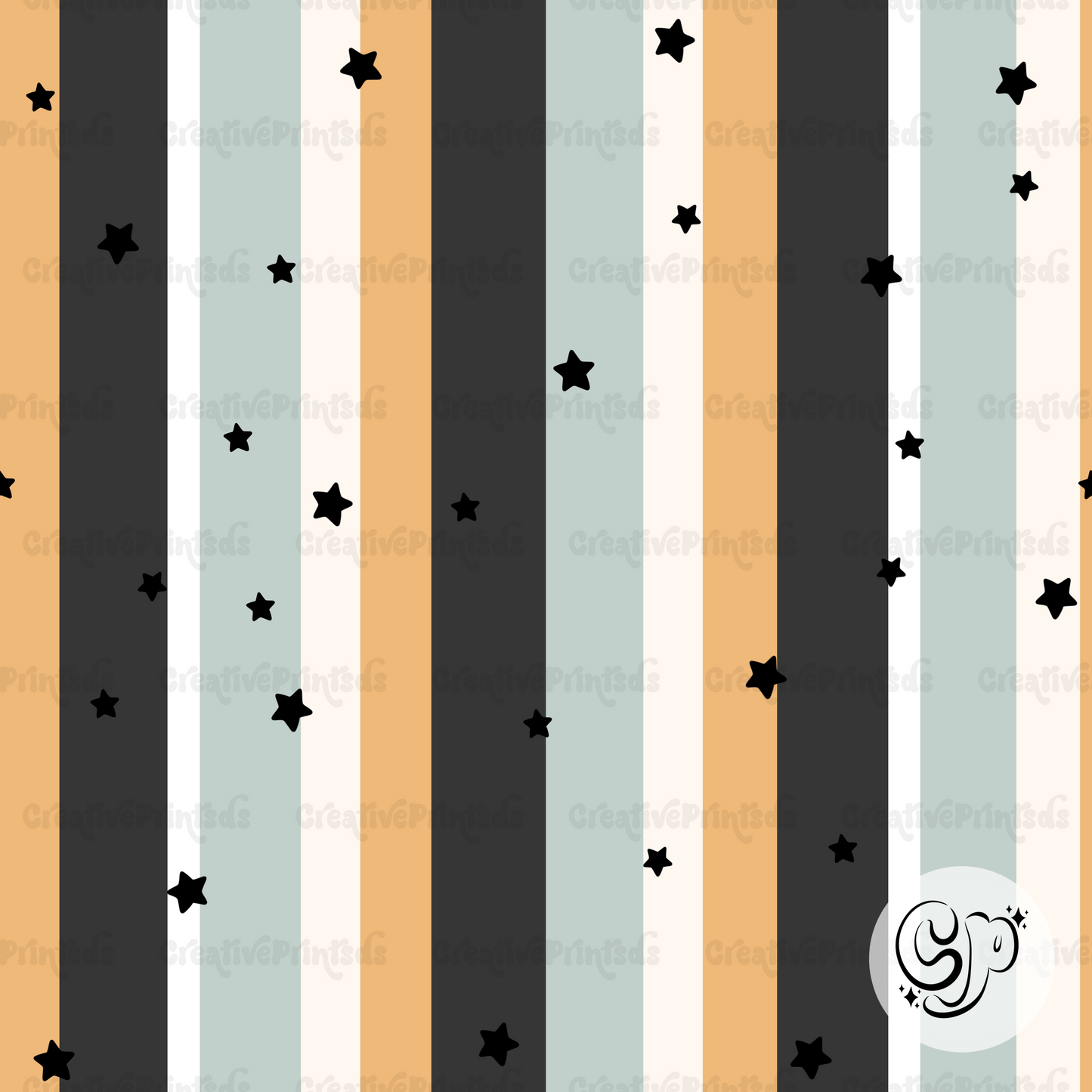 Coord Stripes With Stars Seamless file - boys