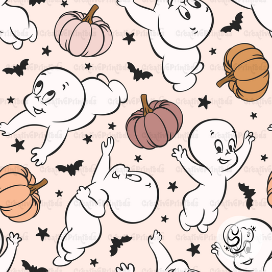 Cute Ghost Seamless file