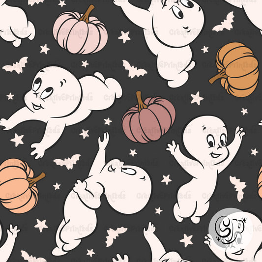 Cute Ghost Seamless file