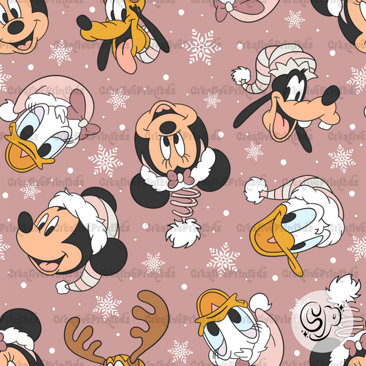 Christmas Mouse & Friends Seamless file