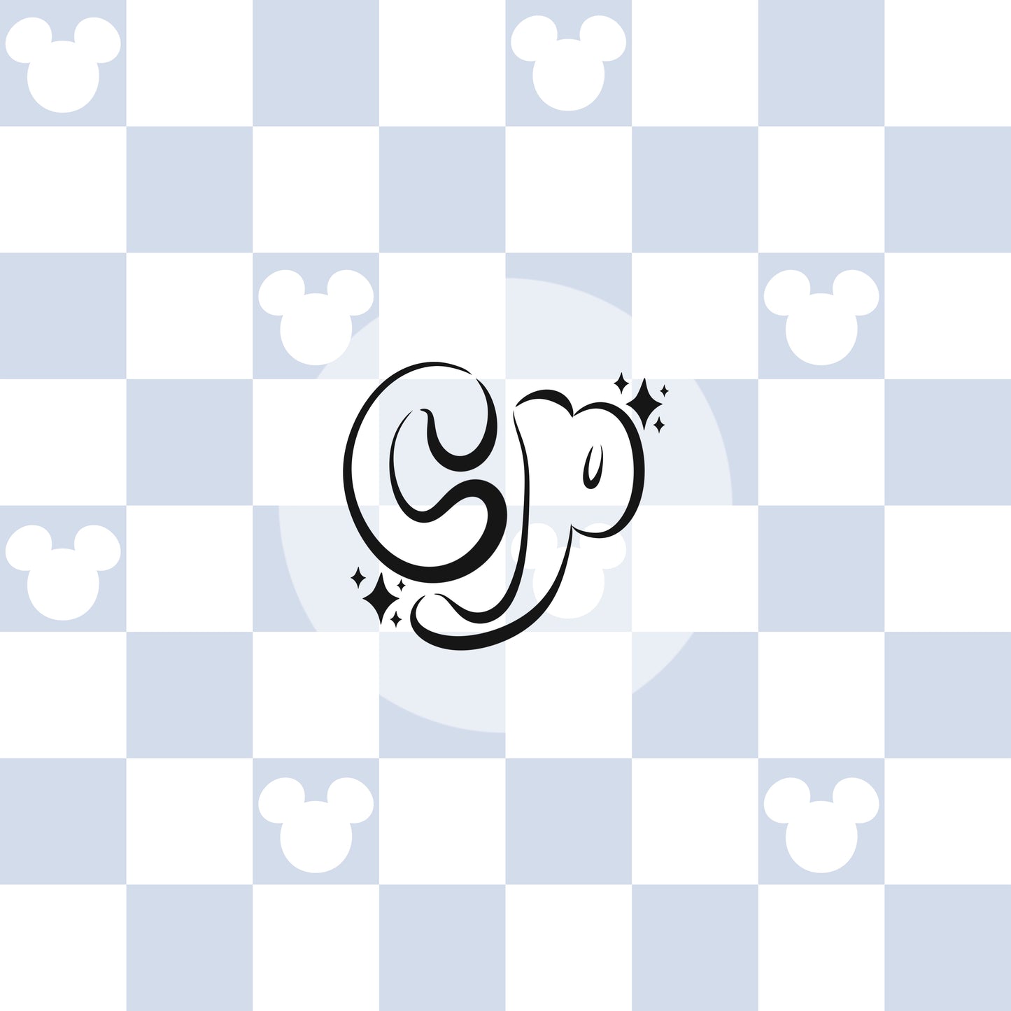 Mouse ears checkered seamless file