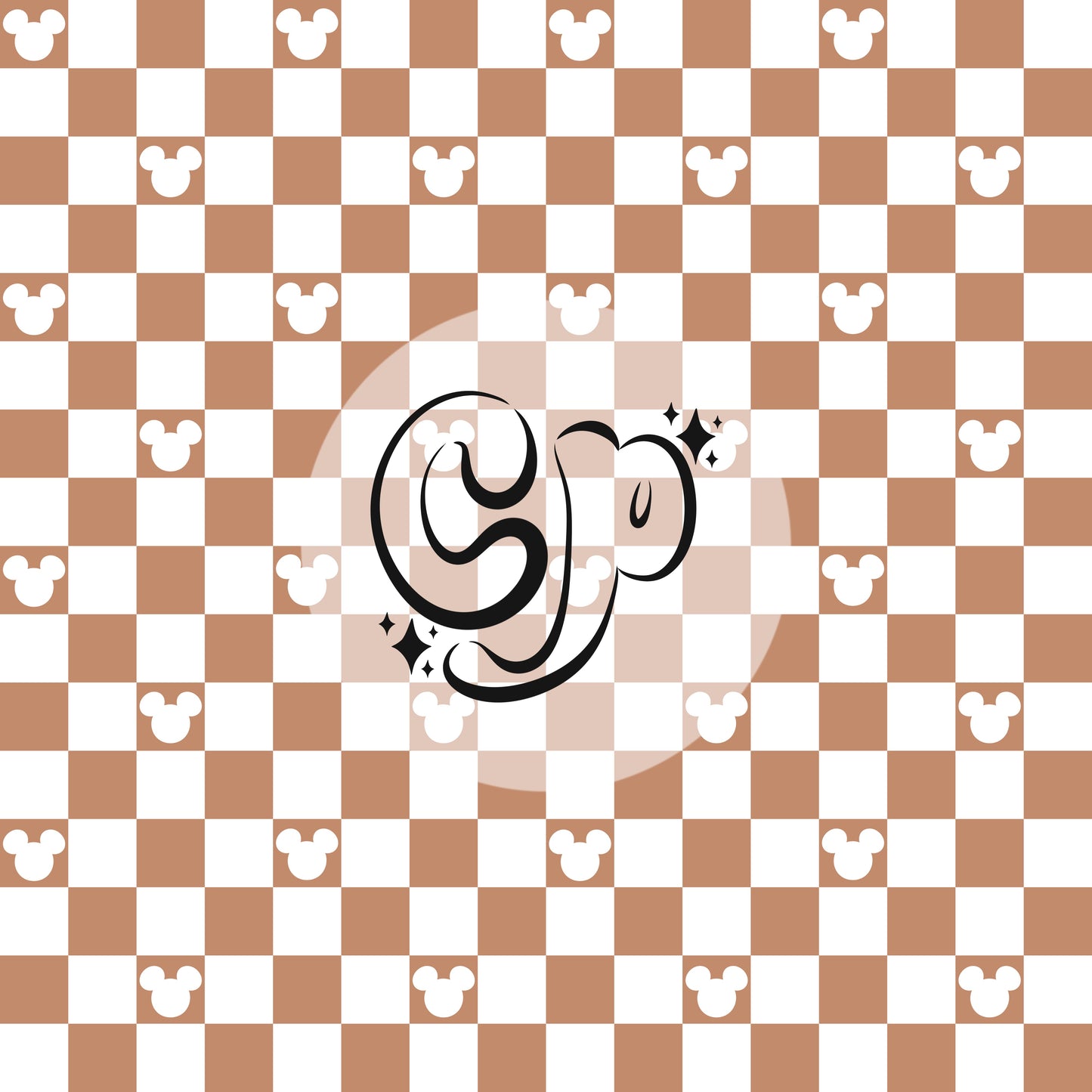 Mouse ears checkered seamless file