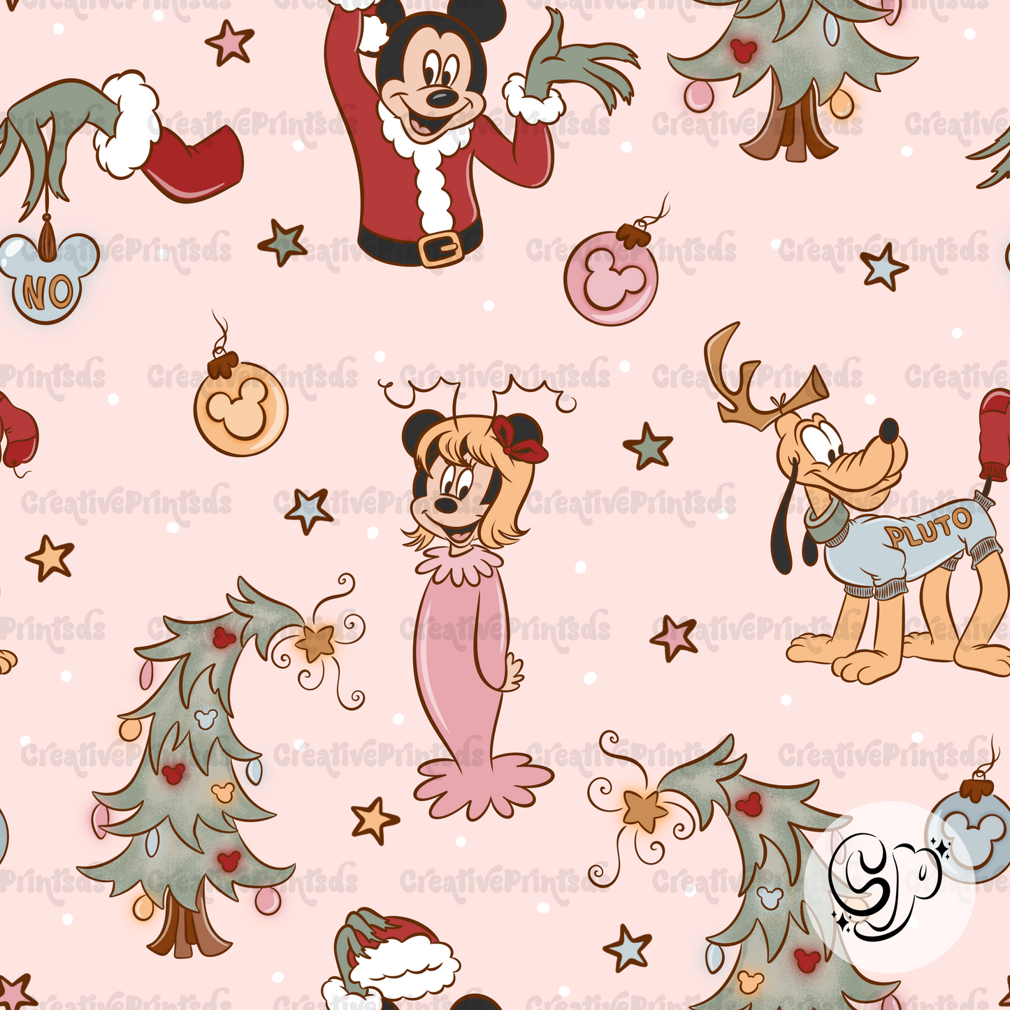 Magical Christmas Seamless file