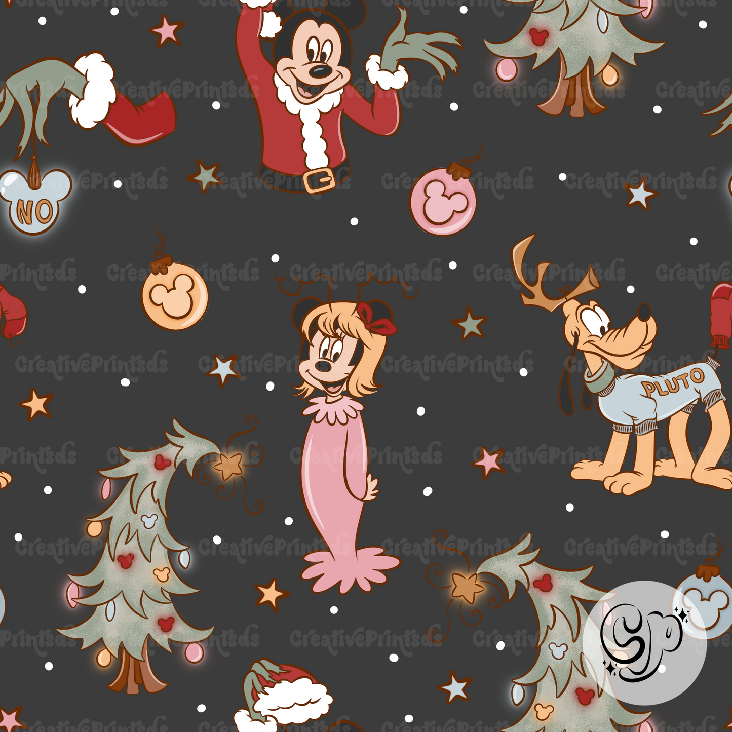 Magical Christmas Seamless file