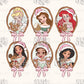 Christmas Princesses PNG Clipart