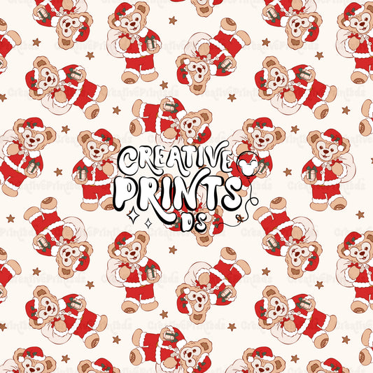 Magical Teddy Bear Seamless Pattern