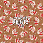 Magical Teddy Bear Seamless Pattern – Warm Brown