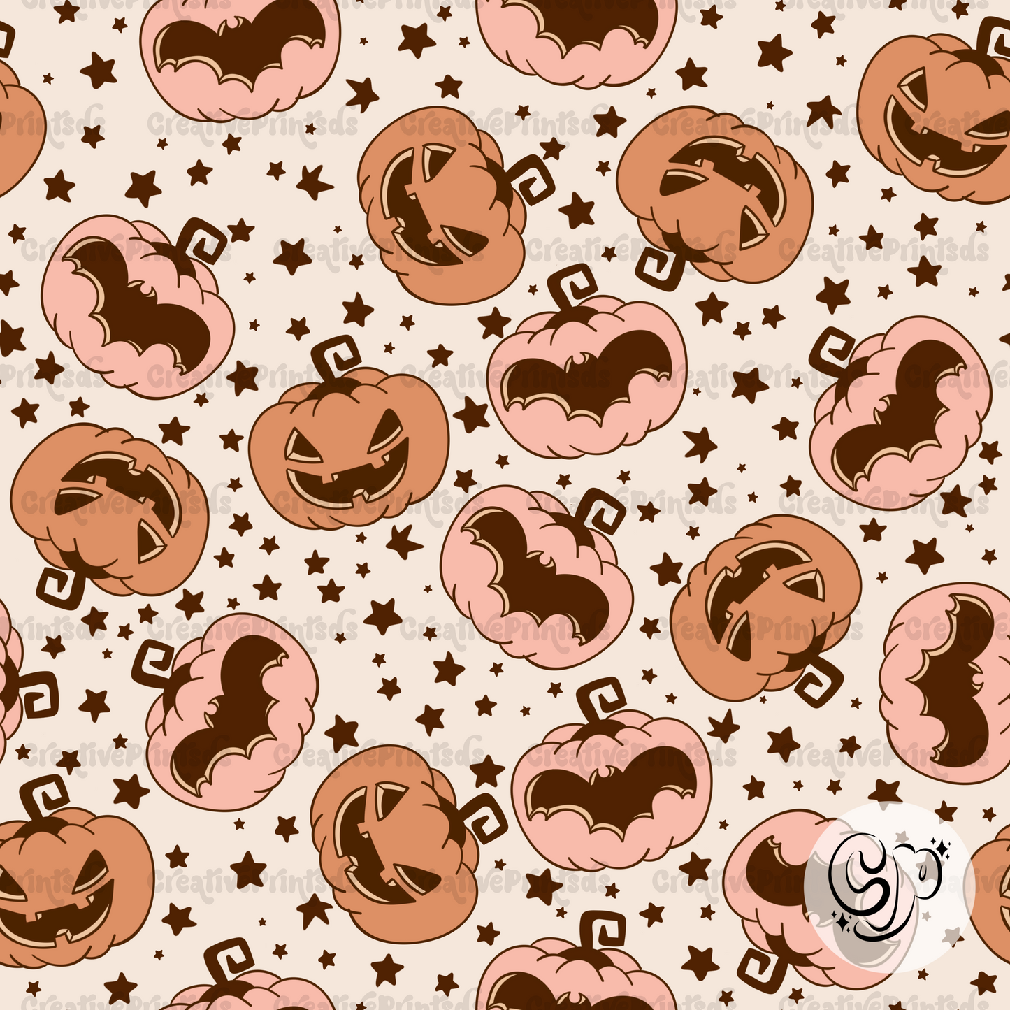 Fall Pumpkins Seamless file