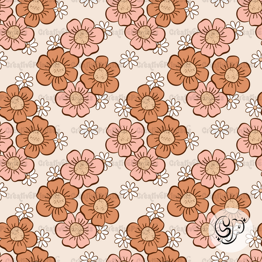 Fall Floral Seamless file