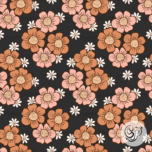 Fall Floral Seamless file