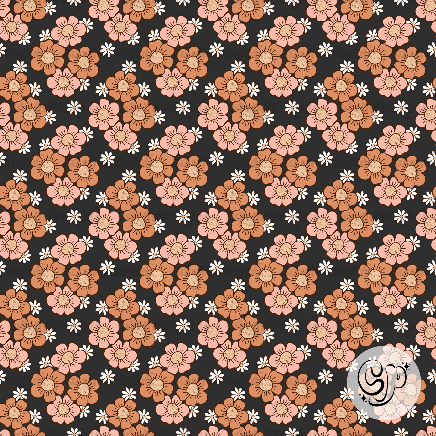 Fall Floral Seamless file