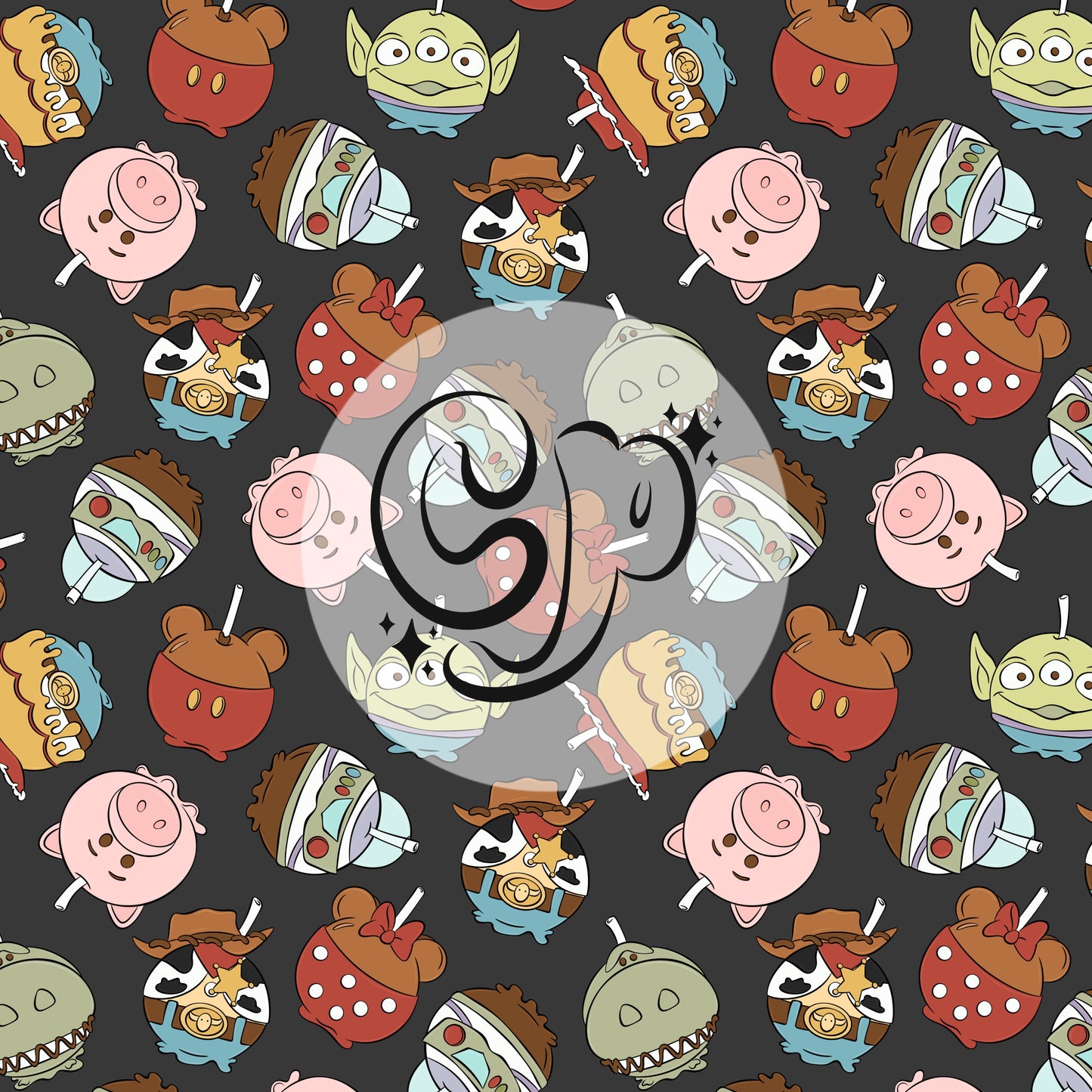 Story Candy Apples Seamless file