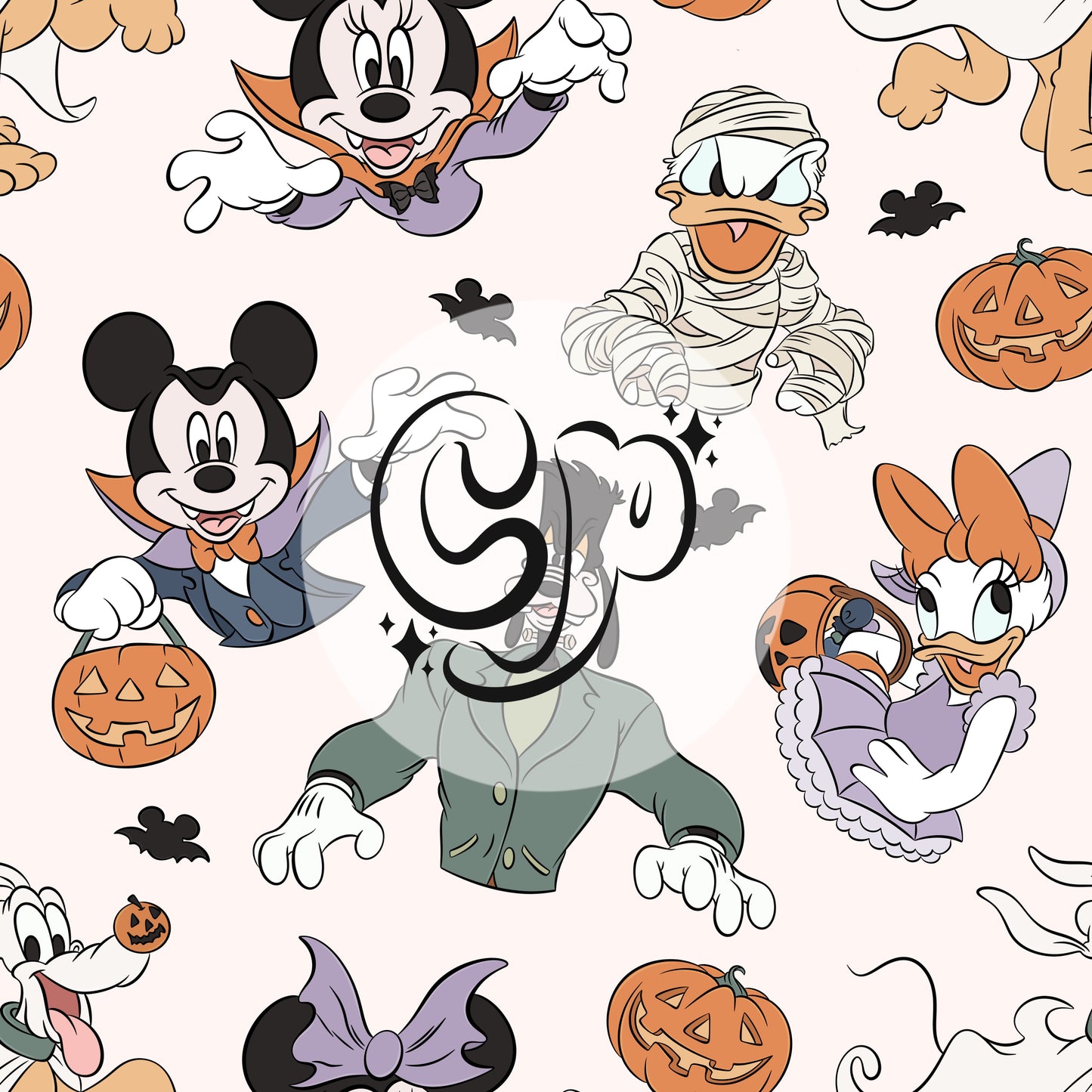 Spooky Friends Seamless file