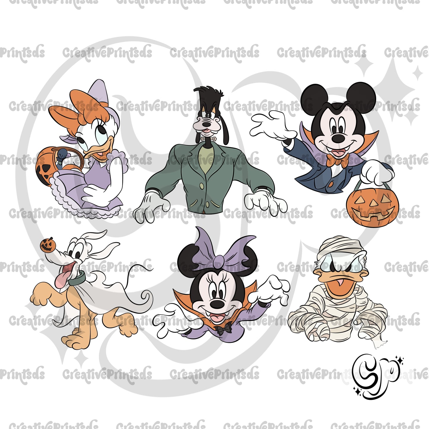 Spooky Friends PNG