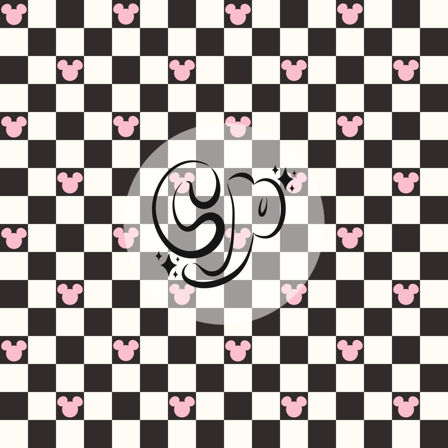 Mouse ears checkered seamless file