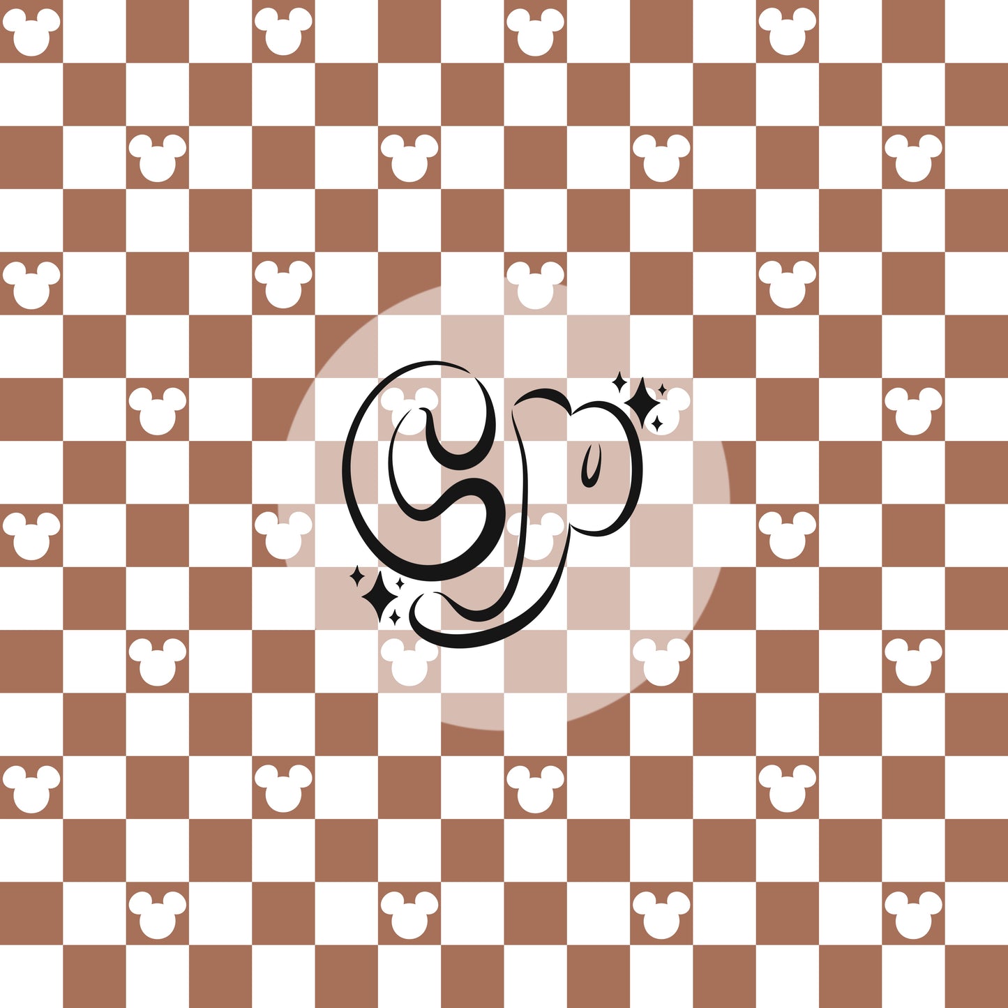 Mouse ears checkered seamless file