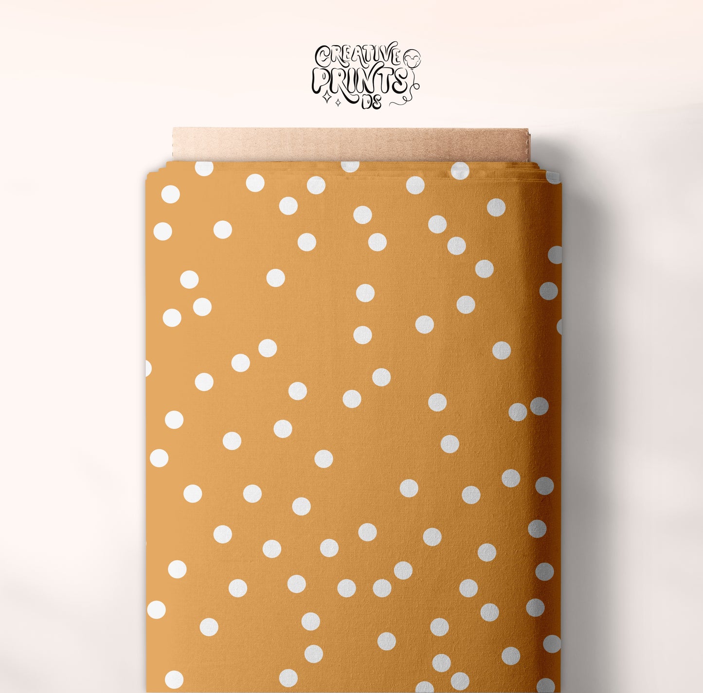 Yellow Polka Dots Seamless file